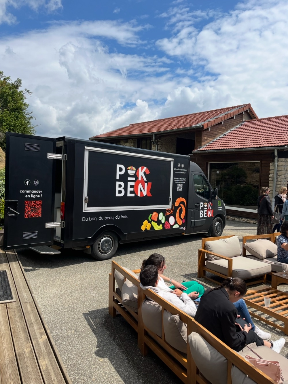 Le camion sur un événement